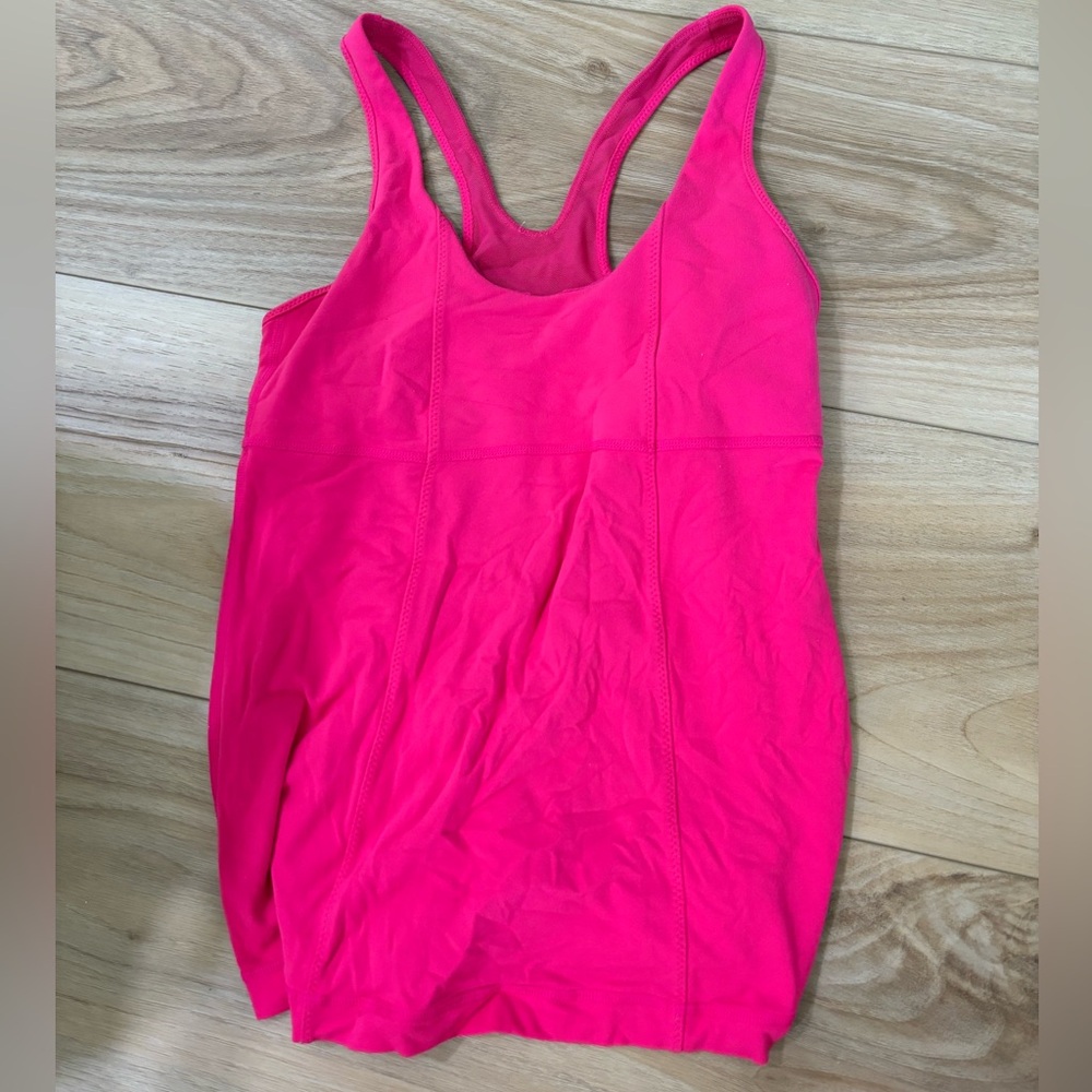 Lululemon pink tank top